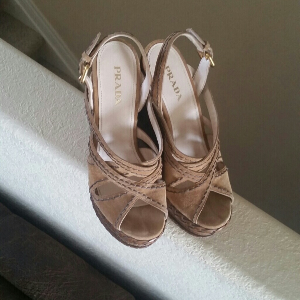PRADA wedges sandals